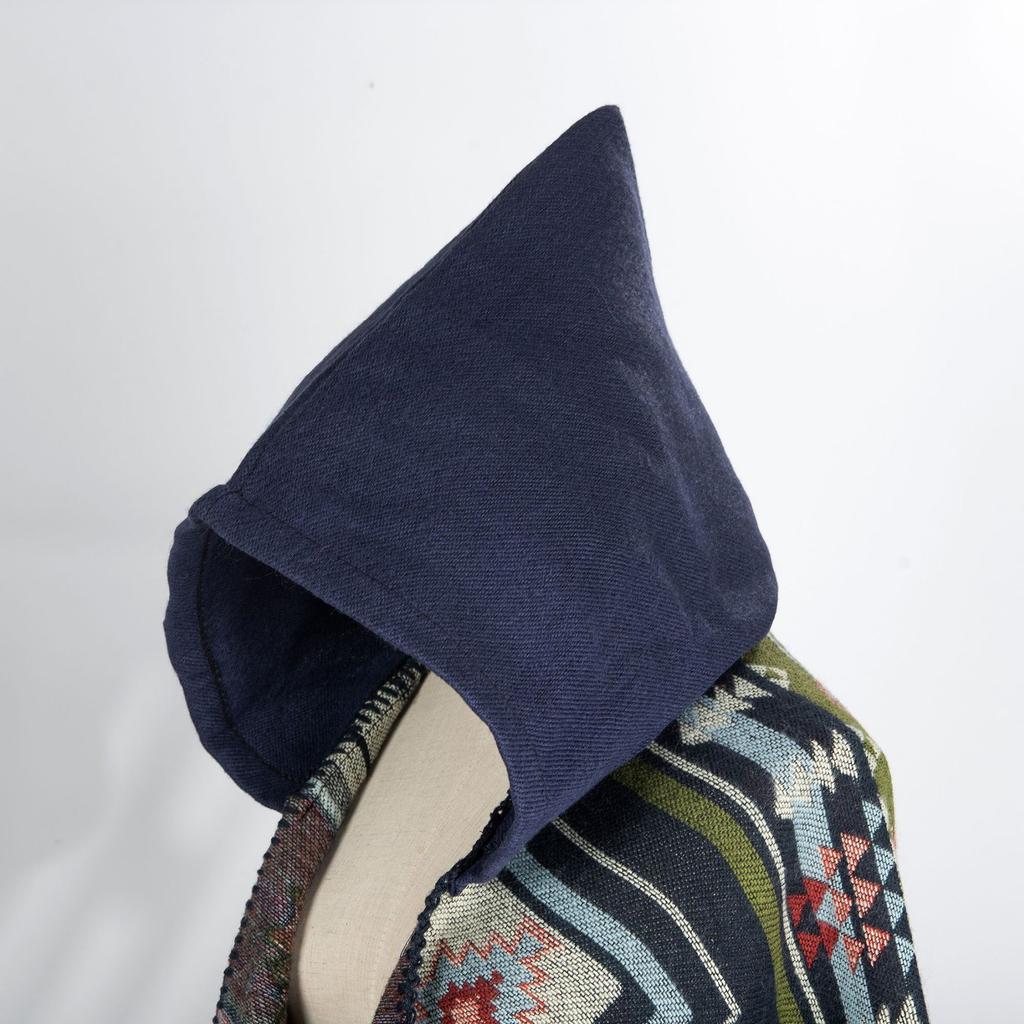 Large Shawl Cape For Men And Women With Hats In All Seasons, Thickened Scarf For Travel To Keep Warm, Literary Wear Cape