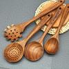 Wooden Spoons for Cooking,10 Pcs Natural Teak Wooden Kitchen Utensils Set Wooden Utensils for Cooking Wooden Cooking Utensils Wooden Spatulas for