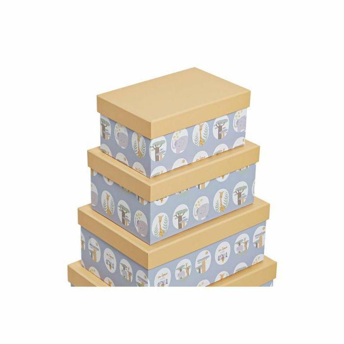 Panier decoratif Dkd home decor - S3038830 - Ensemble de boites, standard