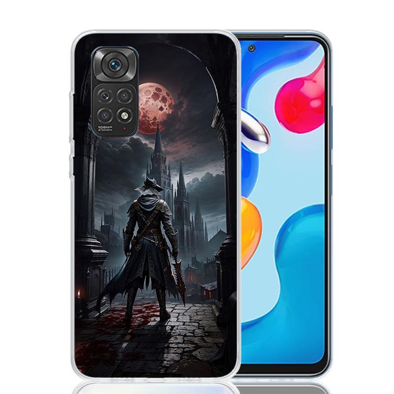 Bloodborne Game Phone Case For Xiaomi Redmi Note 13 14 15 Pro Plus 12S 12 14S 11S 11E 10 10S 11 11T 5G 4G Cover Coque Redmi Note