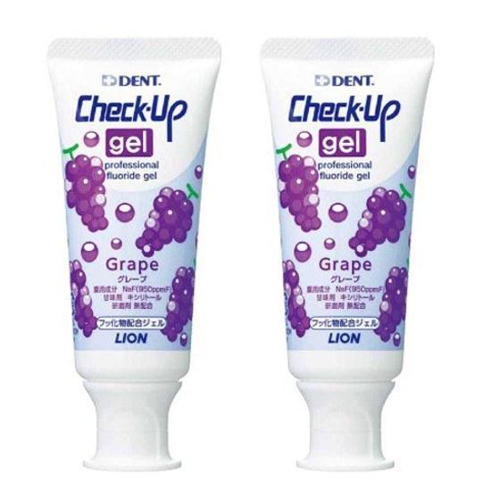 Lion Checkup Gel Grape 60g x 2 tubes