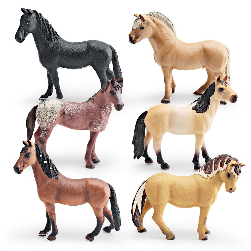 Animal Nature Pvc Wild Horse Model For Childrens Educational Toy