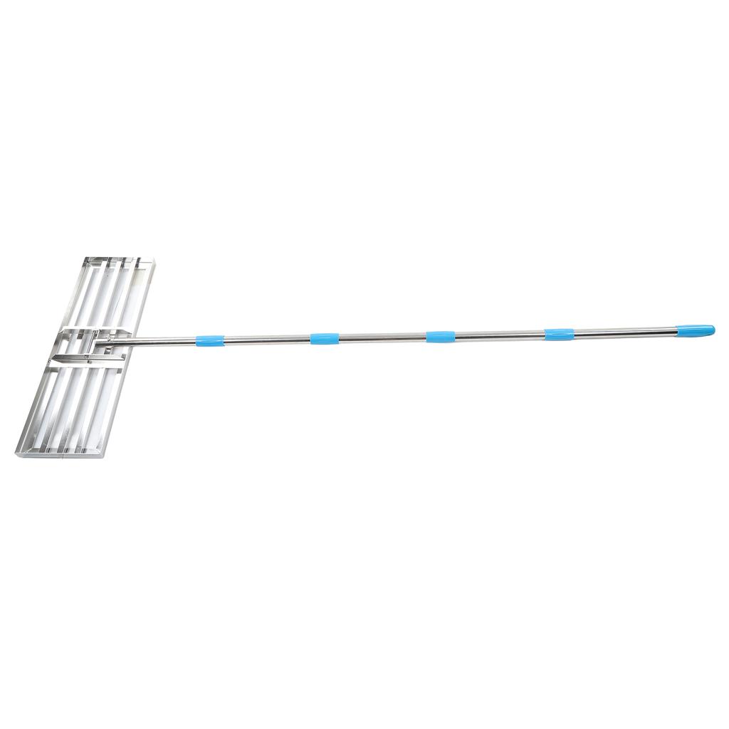 Lawn Leveling Rake Portable Heavy Duty Lawn Level Tool Adjustable Stainless Steel Lawn Rake for