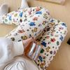 Cartoon Animal Flannel Pajamas Women’s Autumn/Winter Coral Fleece Warm Pants