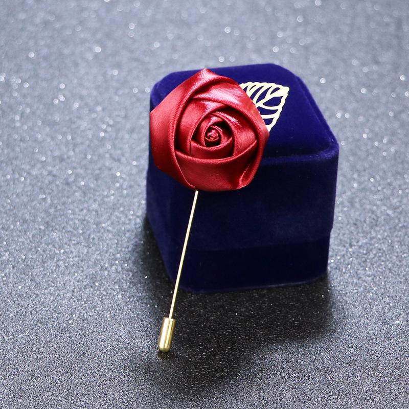 Exaggerate Multi-Layer Fabric Rose Flower Brooch For Women Girl Magazine Wedding Shoot Accessory Pin Dress Suit Corsage
