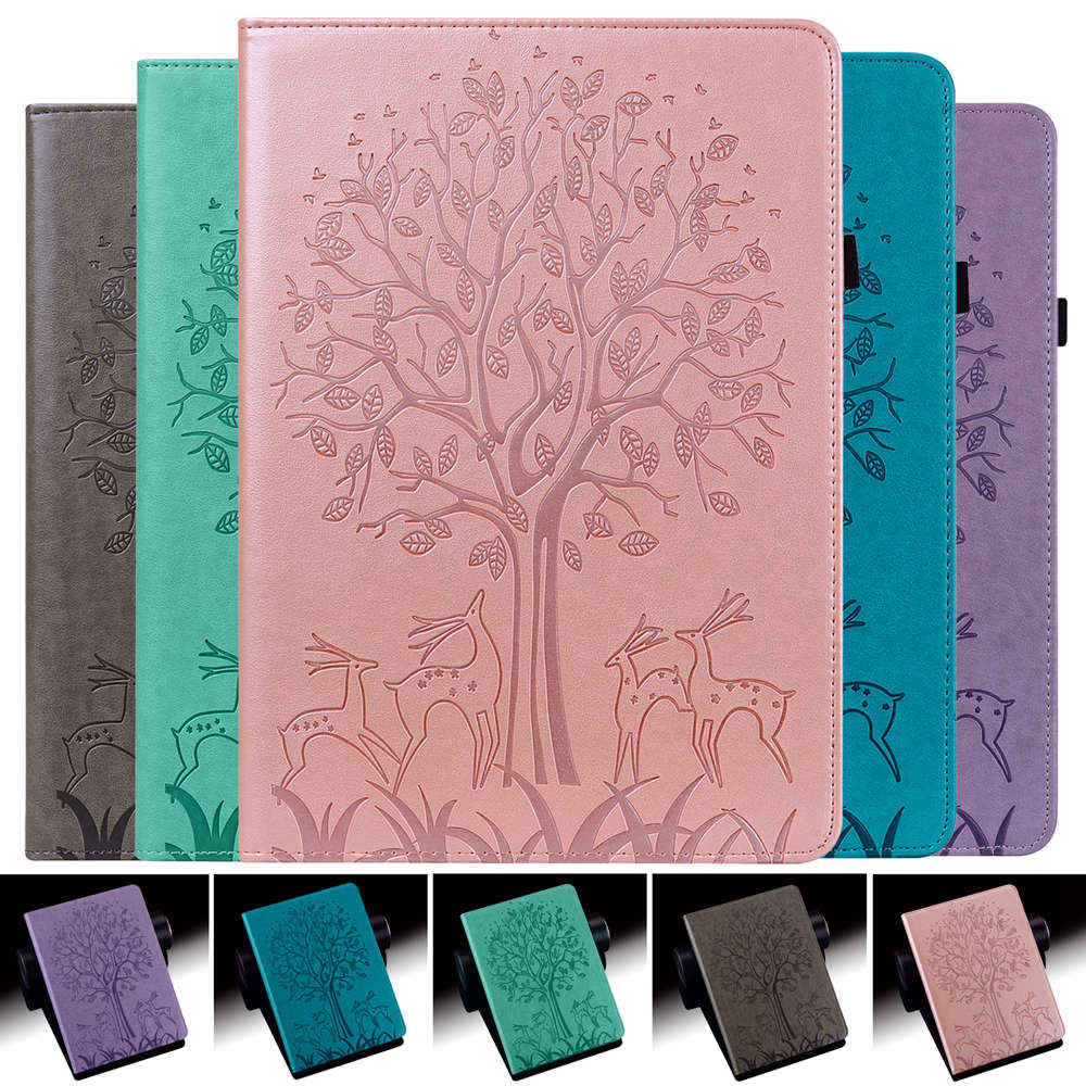 For Xiaomi Redmi Pad SE 11 Inch 2023 Case 3D Tree Patterm Case Leather Tablet Cover for Xiaomi RedmiPad SE 11 2023 Caqa