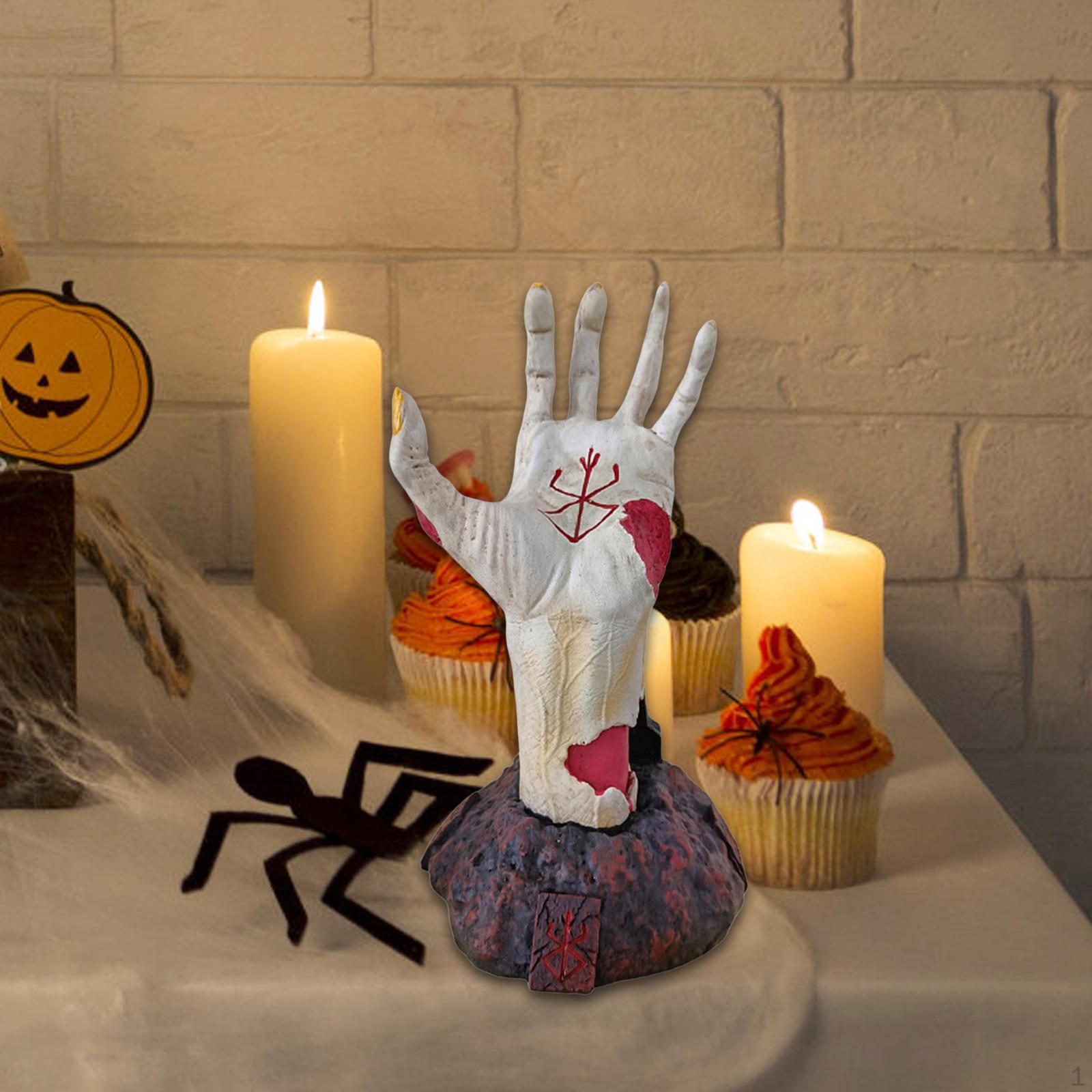 

Berserk Hand of God Figurine Ornament Gift Anime Collections Resin Sculpture Halloween Decor for белый