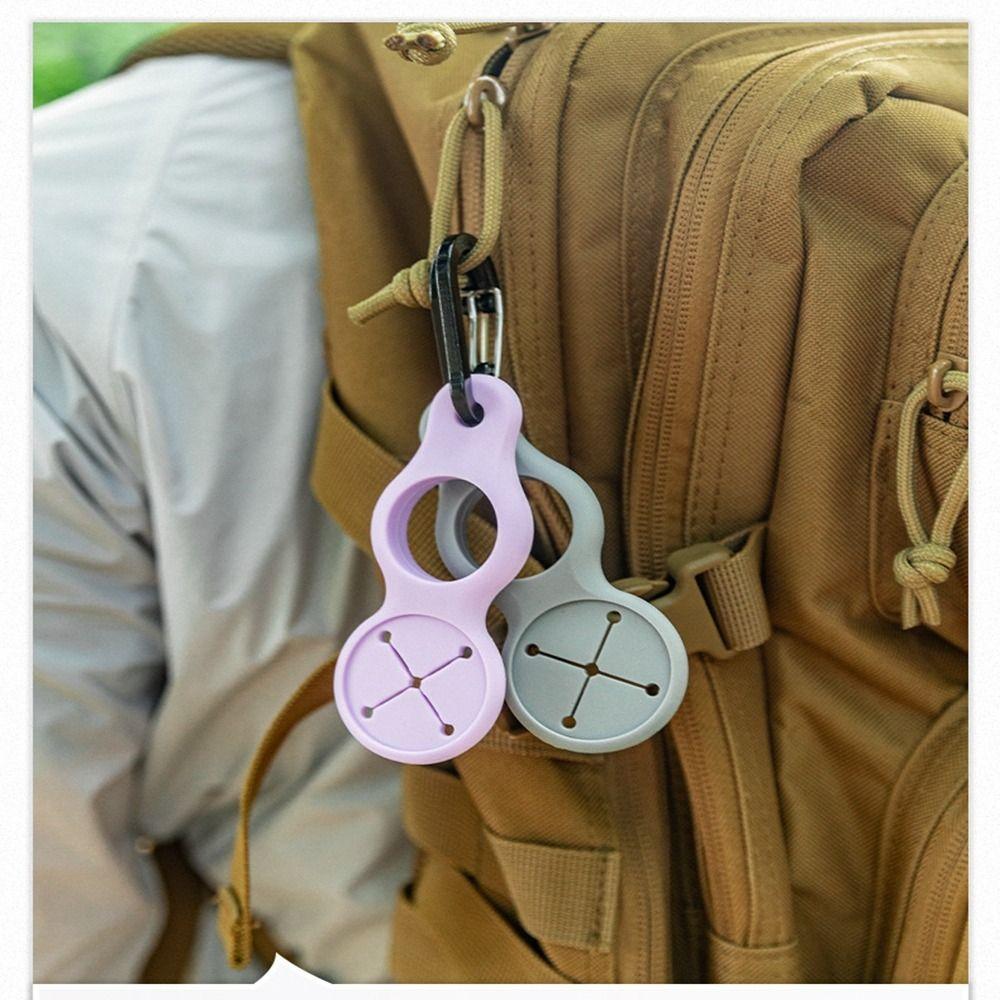 Silicone Climbing Sports Water Bottle Buckle Portable Water Bottle Holder Towel Hook