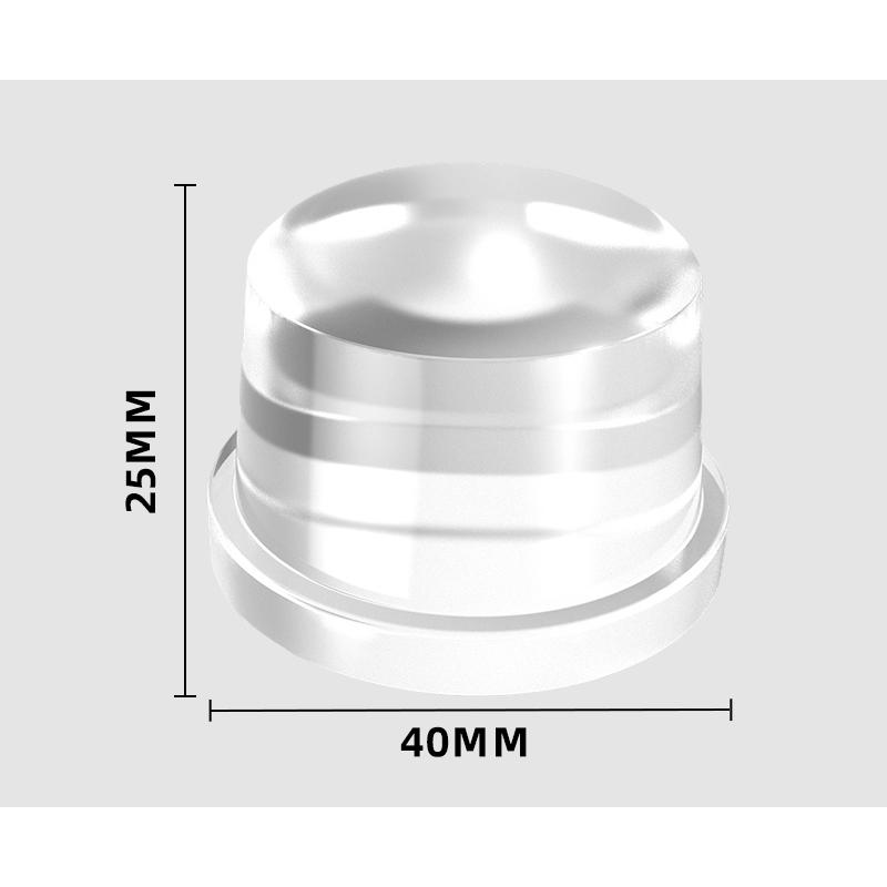 1-8 Stück Transparenter Türstopper Selbstklebender Türhalter Schnapper Bodenmontierter Türstopper zum Schutz von Wand und Möbeln