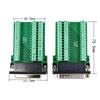 DB44 Solderless Male & Female Plug, 3-Row 44-Pin D-SUB P Adapter Terminal Board