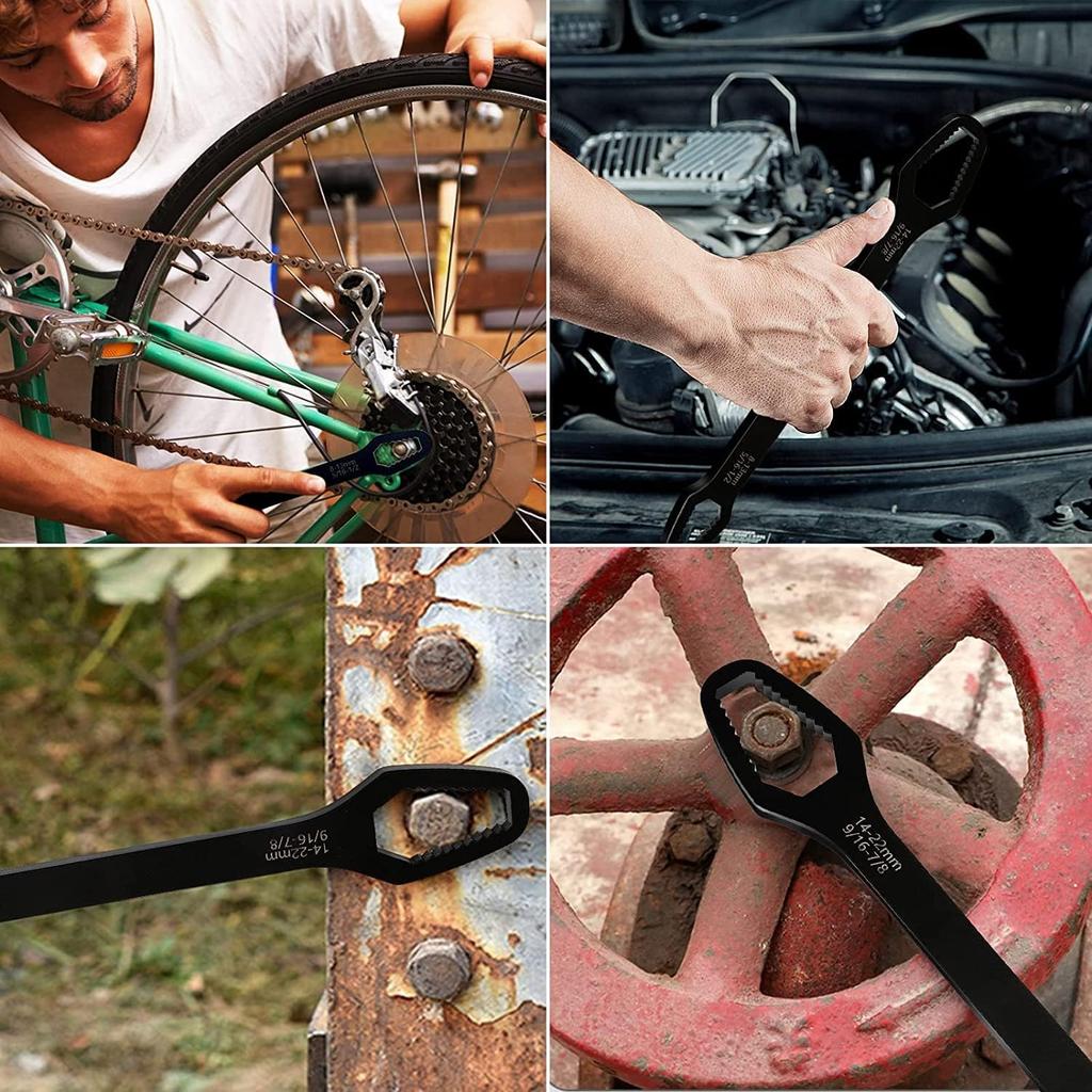 8-22mm Torx Wrench Spanner Double-Ended Screws Nuts Hand Wrench Self-Tightening Adjustable Factory Car Repair Wrenches Hand Tool
