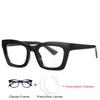 Anti Blue Rays Photochromic Square Optical Glasses With Prescription TR90 Shortsighted/Hyperopia Progressive Optical Eyeglasses