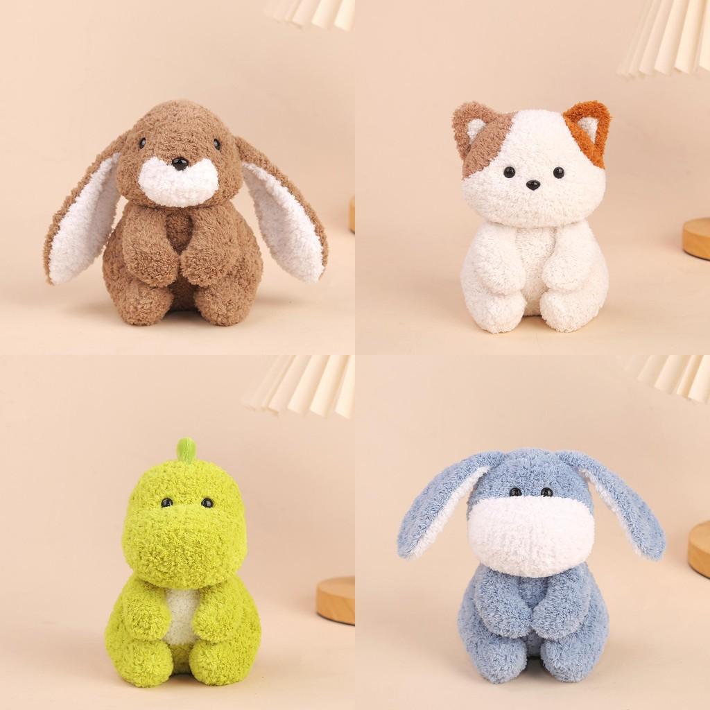 Fox Donkey Dinosaur Penguin Cat Plush Toy Stuffed Animal Doll Decoration Gift