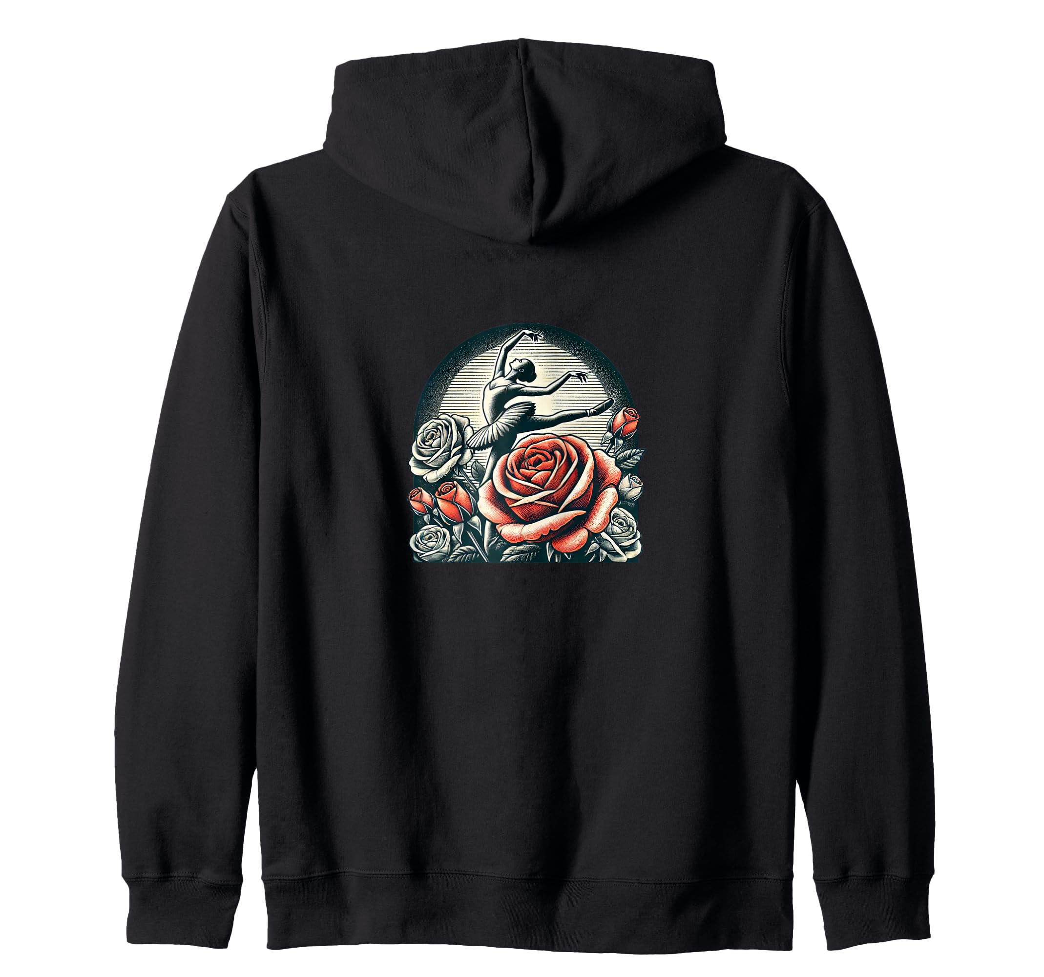 

Rose Ballerina Art Ballet Class Design Ballerina Zip Parka чорний