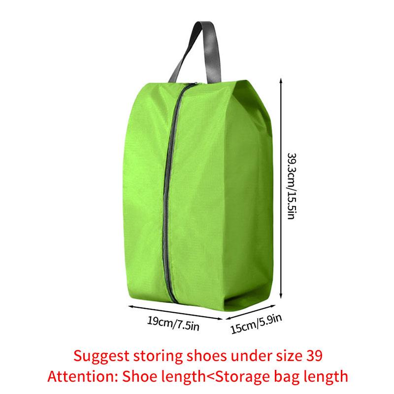 Portable Shoe Storage Bags Travel Shoe Cover Pouch Waterproof Pocket Unisex Zipper Organizer Bag Moistureproof Shoe Storage Pack