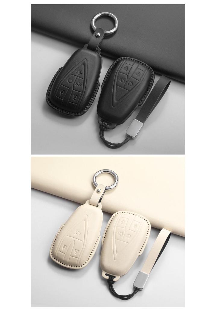 Changan CS75Plus/CS55Plus, Yidong, Oshan X5/Z6 Car Key Cover (Black)