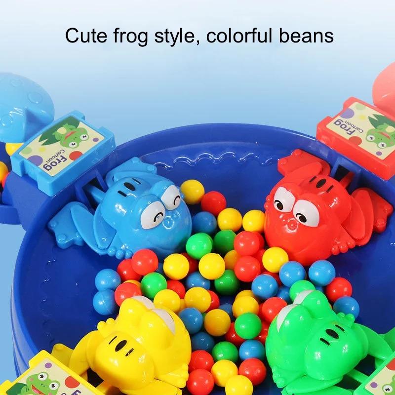 Top-Grade Frog High-Standard Eating High-Standard Beans Superior-Grade Game Premium-Quality 4 Superior-Grade Players Interactive Top-Grade Hunger