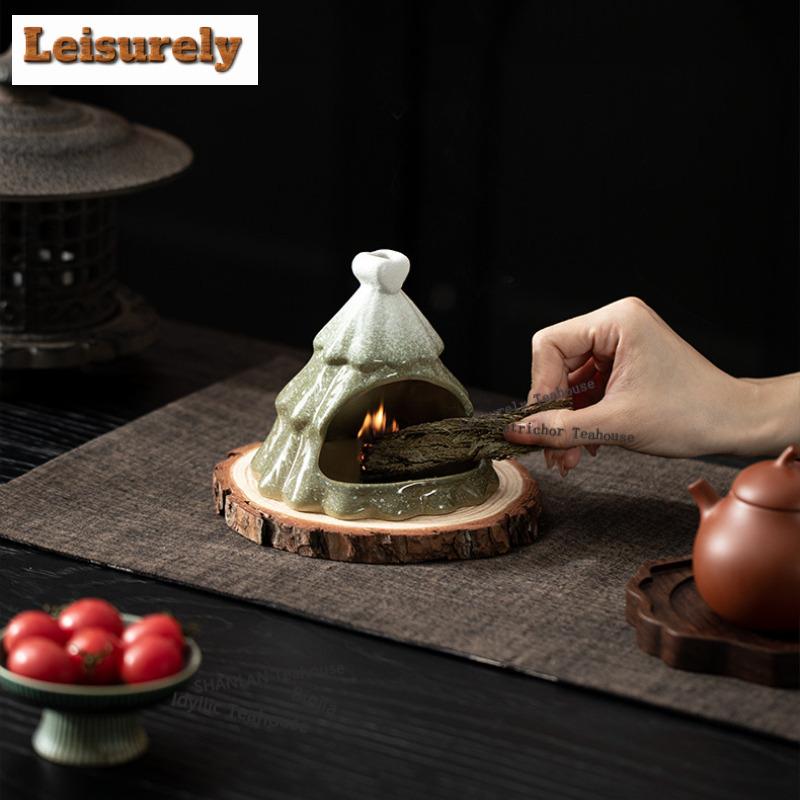 Weihnachtsbaum Räuchergefäß Räucherstäbchenhalter Räucherrauch Wasserfall Räucherbrenner Meditation Räuchergefäß Tischzubehör Ornamente Zubehör