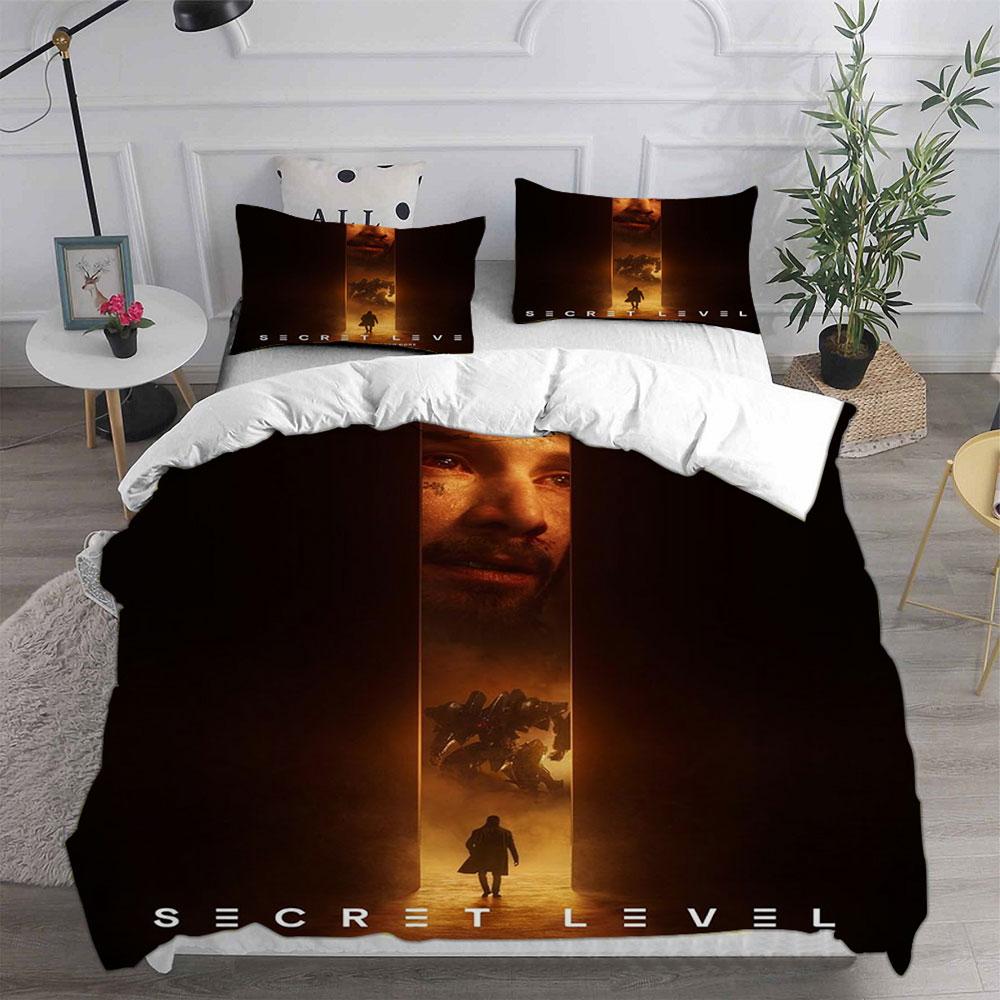 Secret Level Bedding Sets Quilt Bed Cover Comforter Duvet Cover Pillow Case 2-3 Pieces Sets Teenagers Children's Gifts