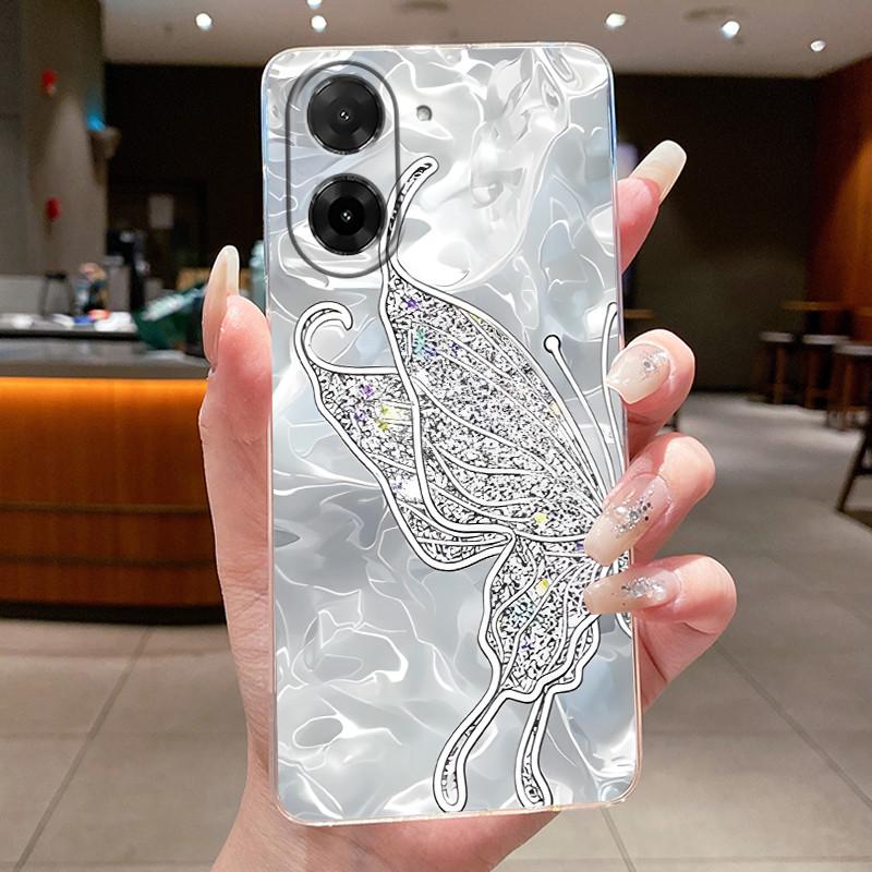 Case For Xiaomi Redmi A5 Flower Butterfly Phone Shells For Redmi A5 4G Soft Silicone Transparent Funda TPU Protective Back Cover