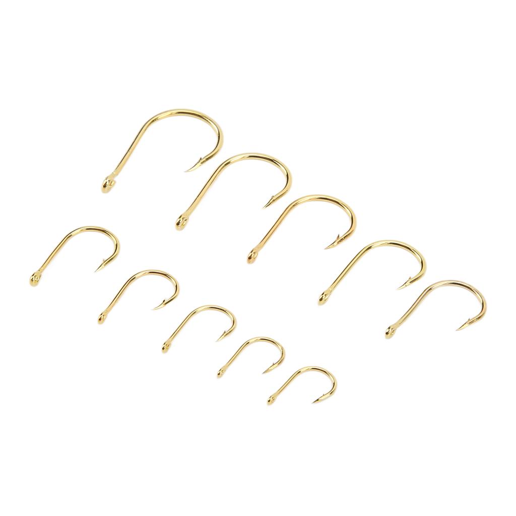 500pcs Fishing Hooks Set Carbon Steel Single   Fishhook Fly Fishing Carp Hooks