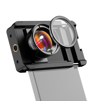 APEXEL Telefon komórkowy Obiektyw makro 100 mm 10X + Zestaw filtrów CPL z uniwersalnym schowkiem na klips do telefonu