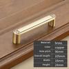 High-end Solid Brass Cabinet Door Handles Cabinet Wardrobe Wine Cabinet Pull Drawer Knob and Furniture Hardware