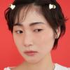 geegee [2SET] metal heart hair clip - 2color