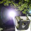 Solar LED Camping Lantern Portable IPX4 Waterproof Rechargeable 2000mAh Solar Charging 6 Modes Flashlight Tent Lights for Camping Hiking