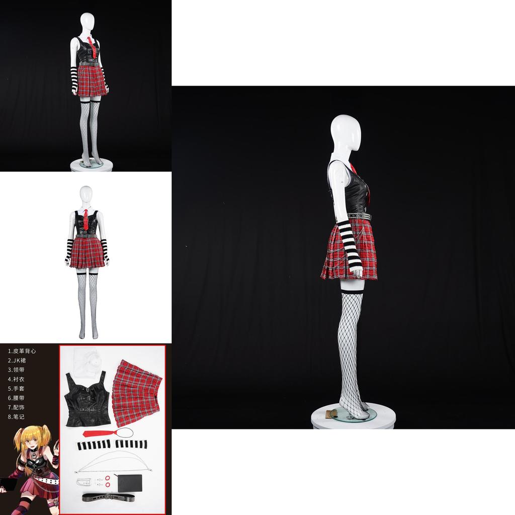 Death Note Misamisa Cosplay Costume For Women With Spandex Blend For Halloween Anime Role Play
