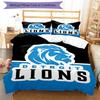 3pcs Football Team (14) Design Cover Set - HD Printed Bedding with 1 Cover and 2 Pillowcases - Perfect for Home and Dorm Decor