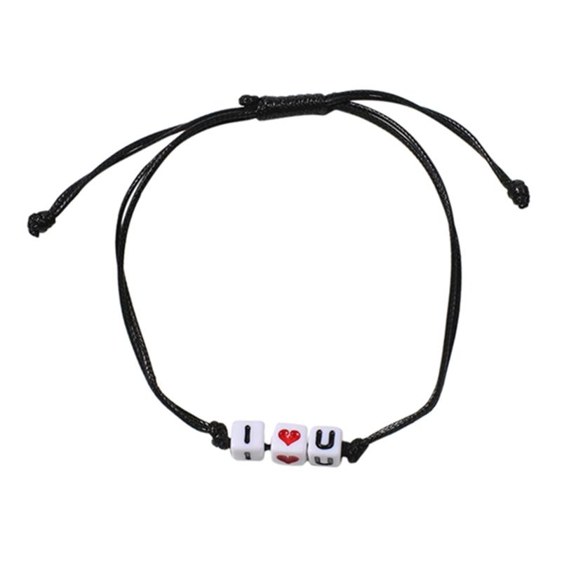 Buy Jewelry Matching String Bracelet Heartshaped Gifts Knotted Adjustable Promise Bracelets at