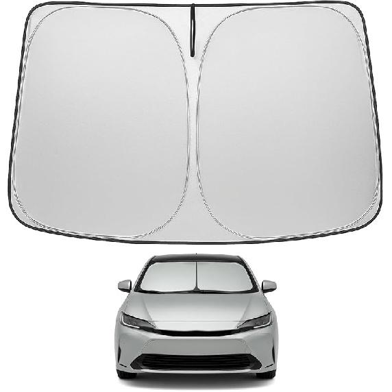 Proadsy 2025 Upgrade Front Windshield Sun Shade Foldable RAV4 Sunshade Protector Fit -2025 RAV-4 SUV Crossover, TRD Off-Road, LE XLE Premium Limited