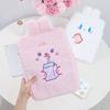 Portable Rabbit Case 9-11 Inch iPad Protective Case Cute Notebook Storage Bag  for Women Girl