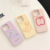 Creative Line Fruit Suitable for IPhone Apple 17Pro Mobile Phone Case 15/16 Glutinous Rice 13 Liquid 12 Simple 14