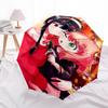 1pc Mother's Day Gift: Cute Anime Girl with Flowers Umbrella - Automatic Opening, Foldable Design, Iron Frame, Outdoor Use, Suitable for Fans, Travel,