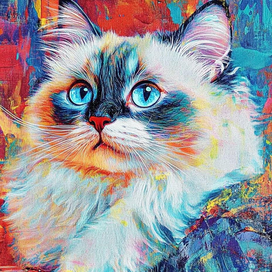 

Ручна робота DIY Милі наклейки для алмазної вишивки з котиками