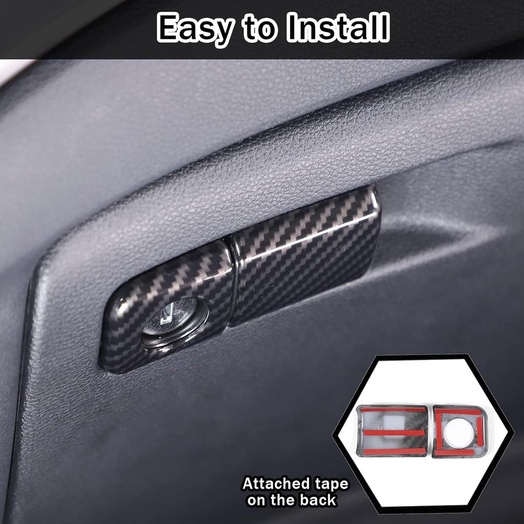Co-Pilot Glove Box Handle Switch Cover Trim for Honda Pilot 2016-2022/ Honda Ridgeline 2017-2023/ Honda Passport 2019-2023 Interior Decorative