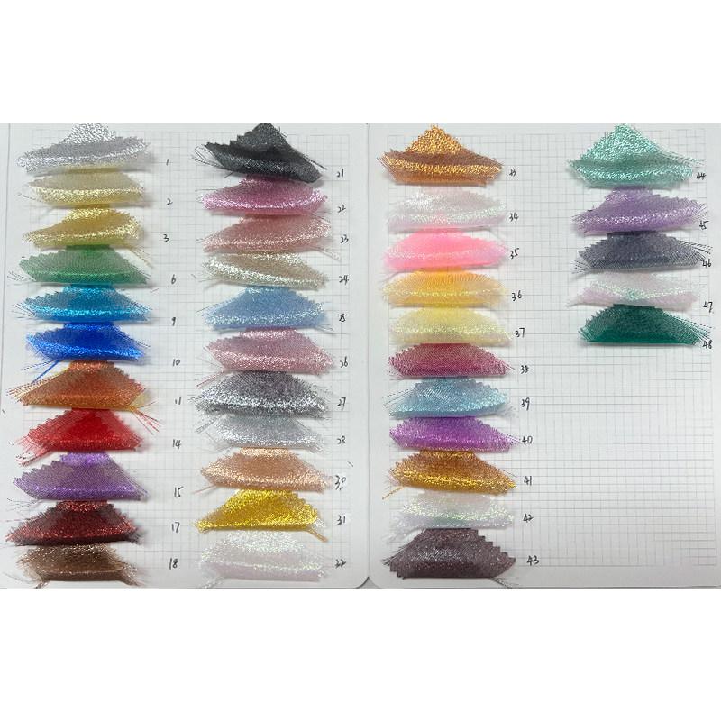 Thin Bright Thread Glitter Fabric By The Meter for Stage Clothing Dresses Skirts Handmade DIY Sewing Designer Cloth Gold Silver