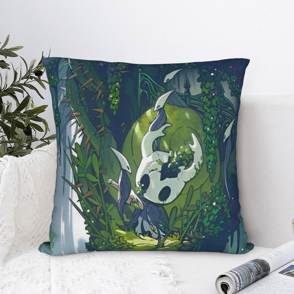 Spiel Hollow Knight Muster Kissenbezug Polyester Kissenbezug Dekorationen Kissenhülle Home Dropshipping 4545cm