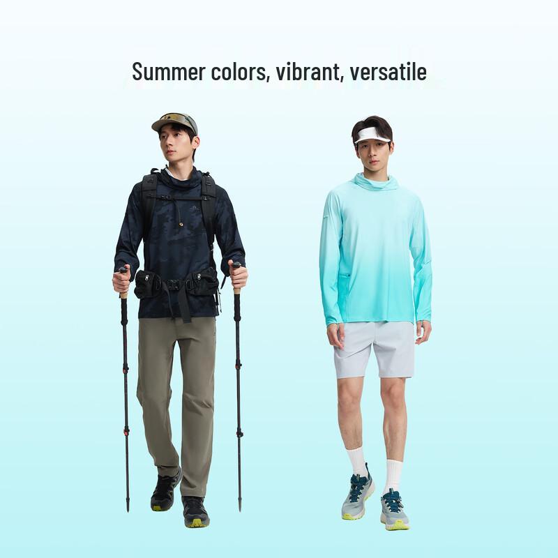 Pioneer Camp Men's Fishing Hooded Sun Protection T-Shirt