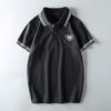 Trade Overplus Order Men's Cut the Tag Off Cattle Goods Fitness Coach Polo Shirt Tide Brand Fashion Short Sleeve Export Original Single Sports T-shirt