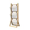 2 Pieces Multi Tier Organizer Shelf Space Saving Floor Standing Basket Rack
