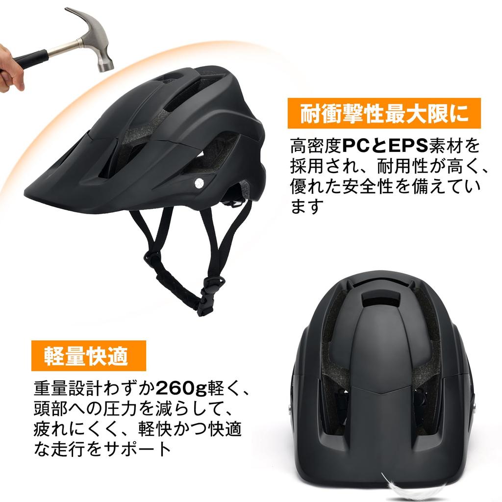 And Cycling Road Bike and Adjustable CE Fits Head Circumferences Size Men's Adults' Helmet, Streamlined, Lightweight, Breathable, Stylish, Helmet,