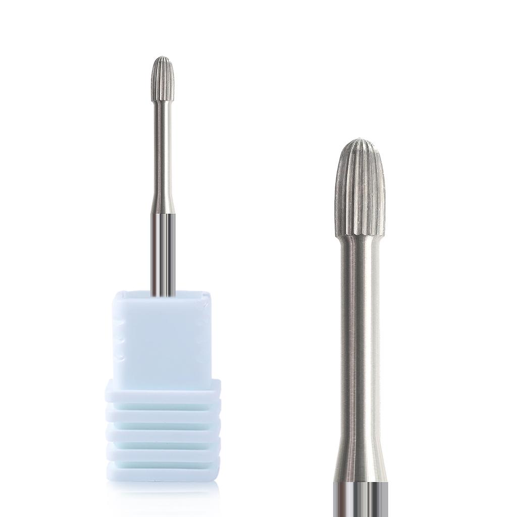 Professional Carbide Nail Drill Bits - 3/32" Tungsten Steel for Acrylic Gel & Natural Nails - Pedicure & Manicur Care Tools