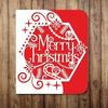 24TE Merry Christmas Cutting Dies DIY Christmas Valentine's Day Birthday Card Supply