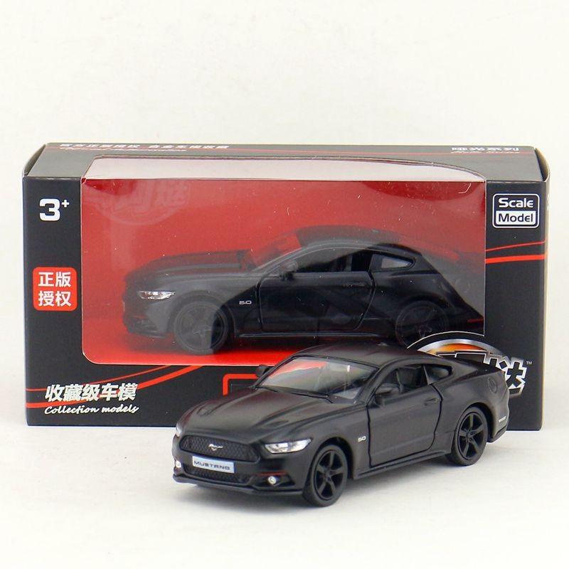 Alloy Model Car Ford Mustang Collectible With Inertia Control For Gift Kids