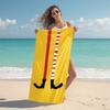 1Pc Girl Monkey Friend Beach Towel Microfiber Beach Towel Thin Absorbent For Beach Swimming Yoga Bath Sports 0917276