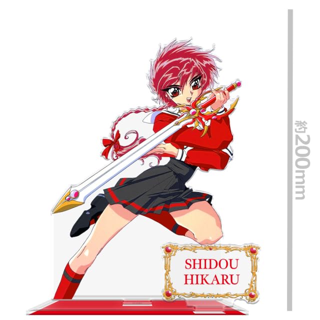 TV Anime "Magic Knight Rayearth" Big Acrylic Character Stand Hikaru Shido