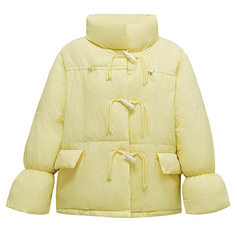 Padded jacket women's winter new year student milk whirring horn buckle down padded jacket padded jacket thickened jacket